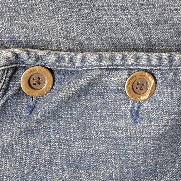 JM Collection Petite Cotton Jean Jacket, Size 12P - Picture 5 of 8